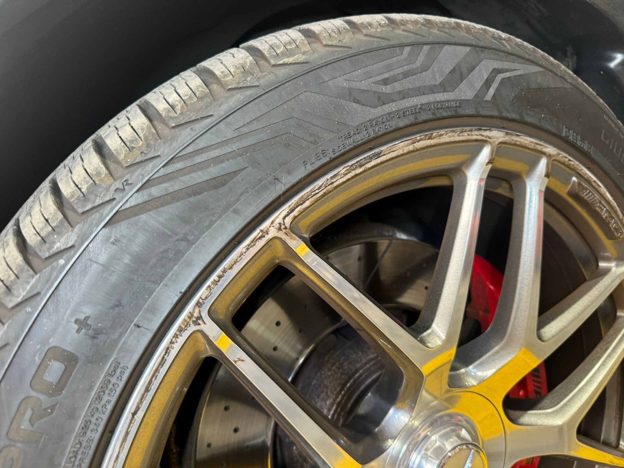 Detailaufnahme einer Felge